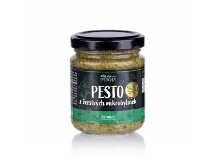 pesto ředkev
