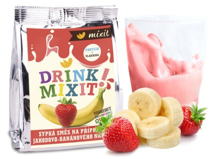 drink mixit jahoda banan