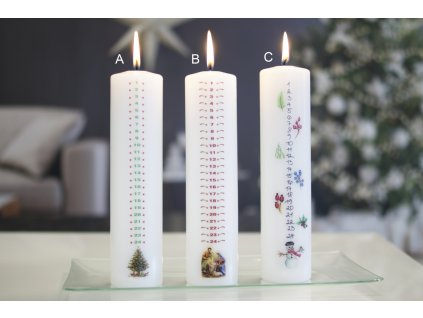 adventní valec s kalendarem