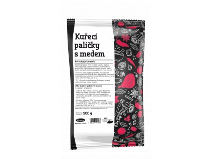 Kureci palicky s medem 500g 0