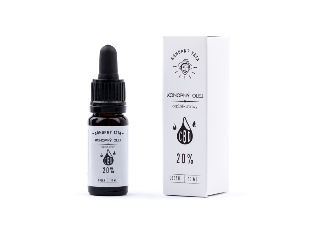 Konopný Táta CBD Konopný olej 20% 10ml