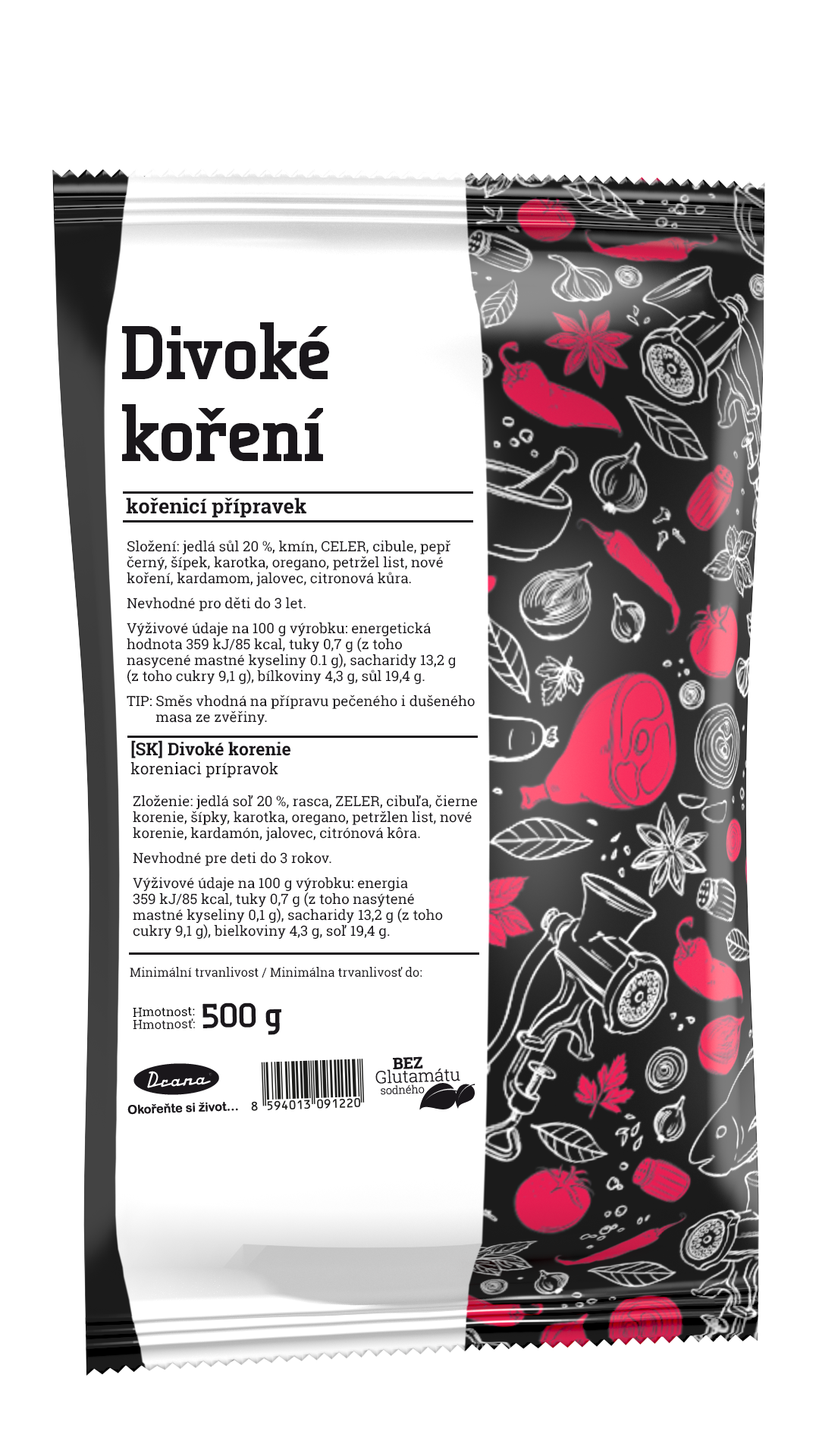 Divoké koření 1kg