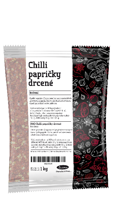 Chilli papričky drcené 1kg