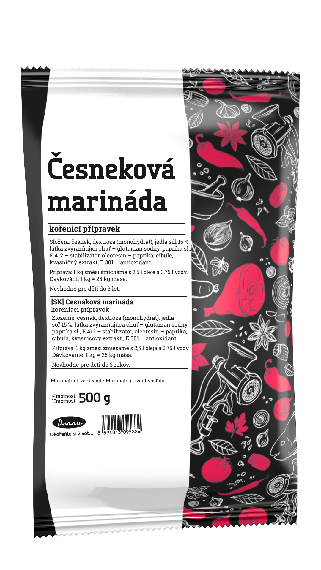 Česneková marináda 500g