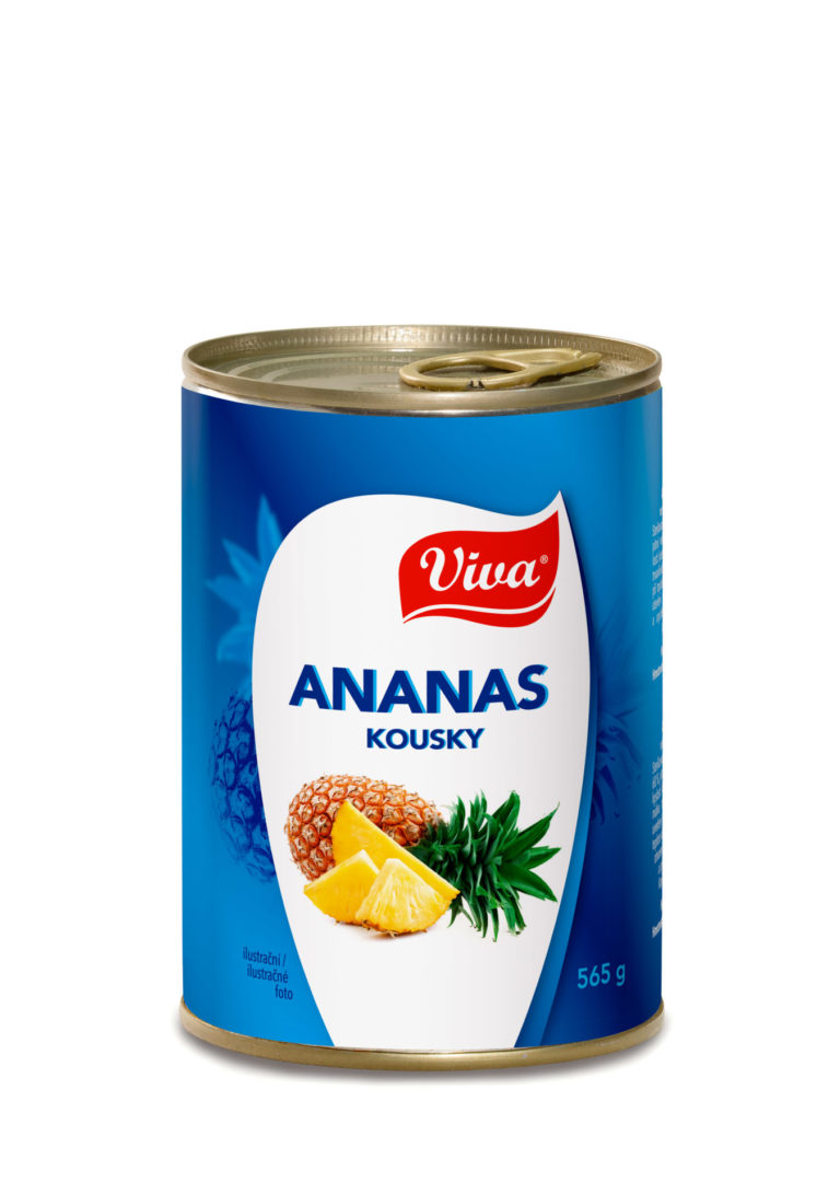 VIVA Ananas kousky 565g
