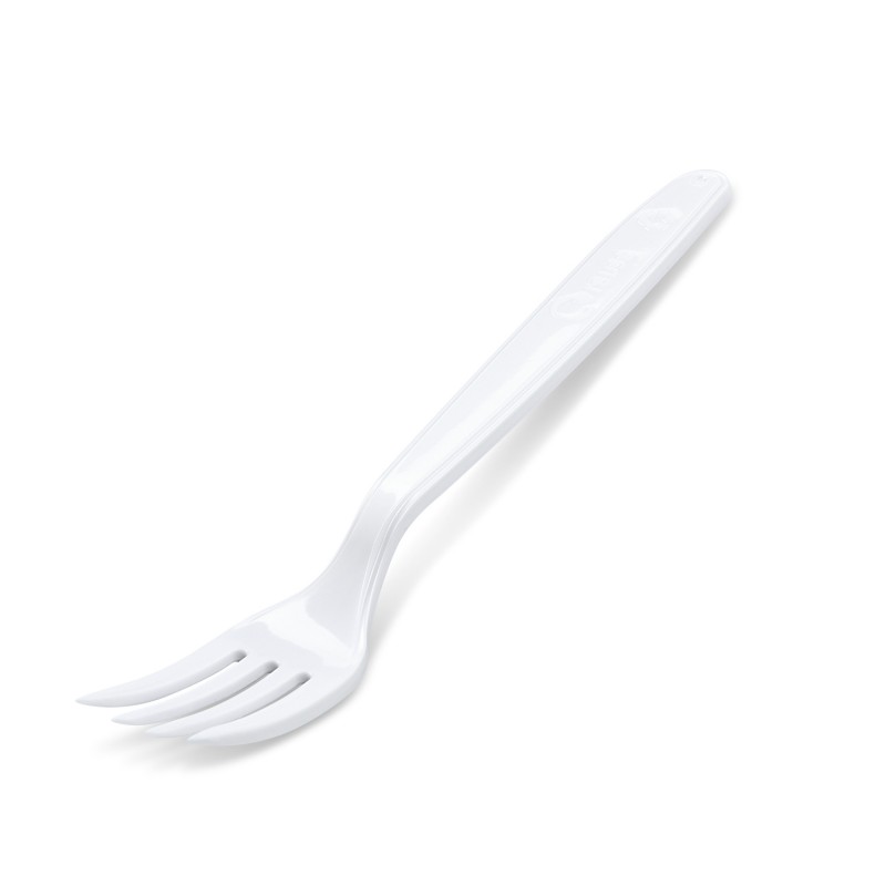 WIMEX Plastová vidlička bílá, opakovaně použitelná 18,5cm-50ks