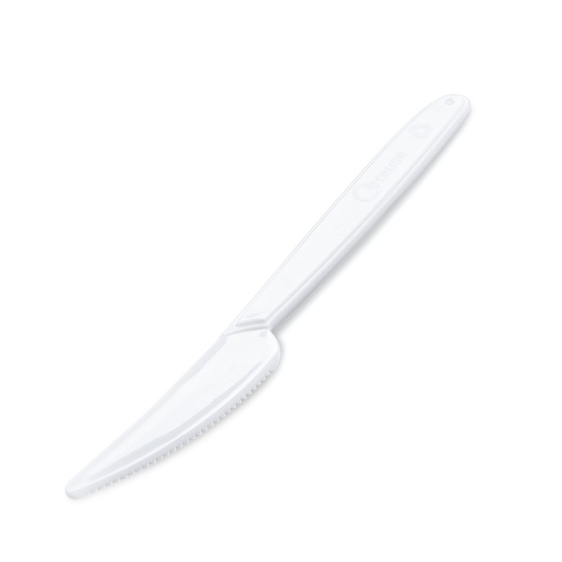 WIMEX Plastový nůž bílý, opakovaně použitelný 18,5cm-50ks
