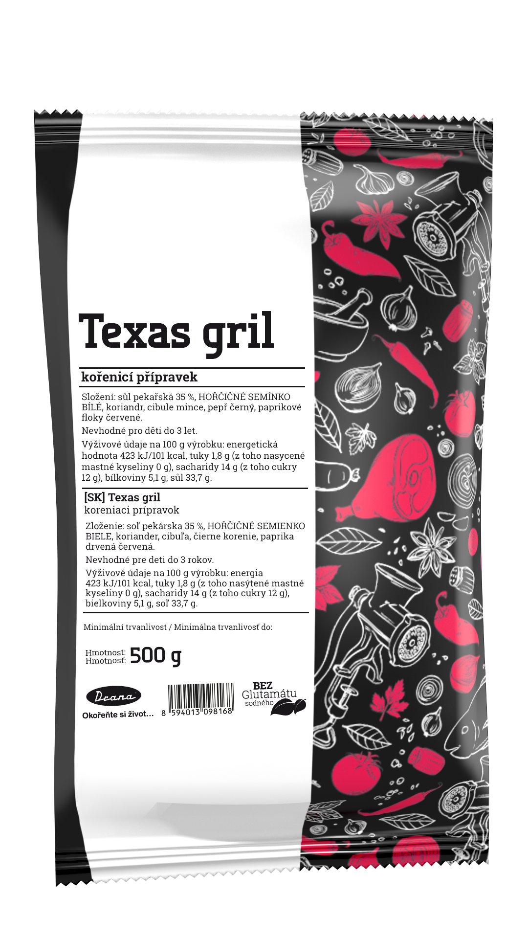 Texas gril 500g