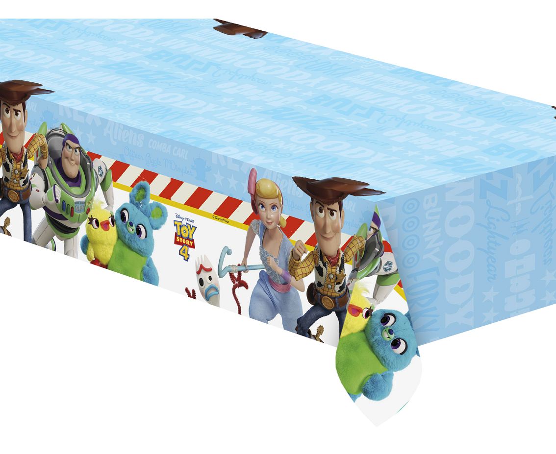 Plastový ubrus "Toy Story 4" - 1 ks - 120x180 cm