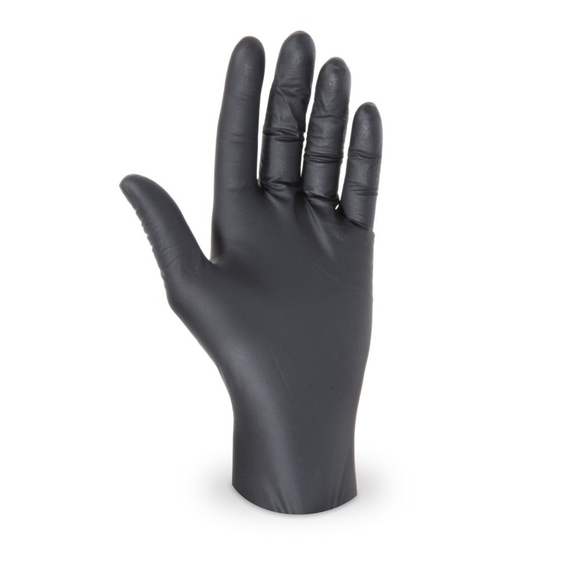 Nitrilové rukavice černé "XL" nepudrované - 100ks