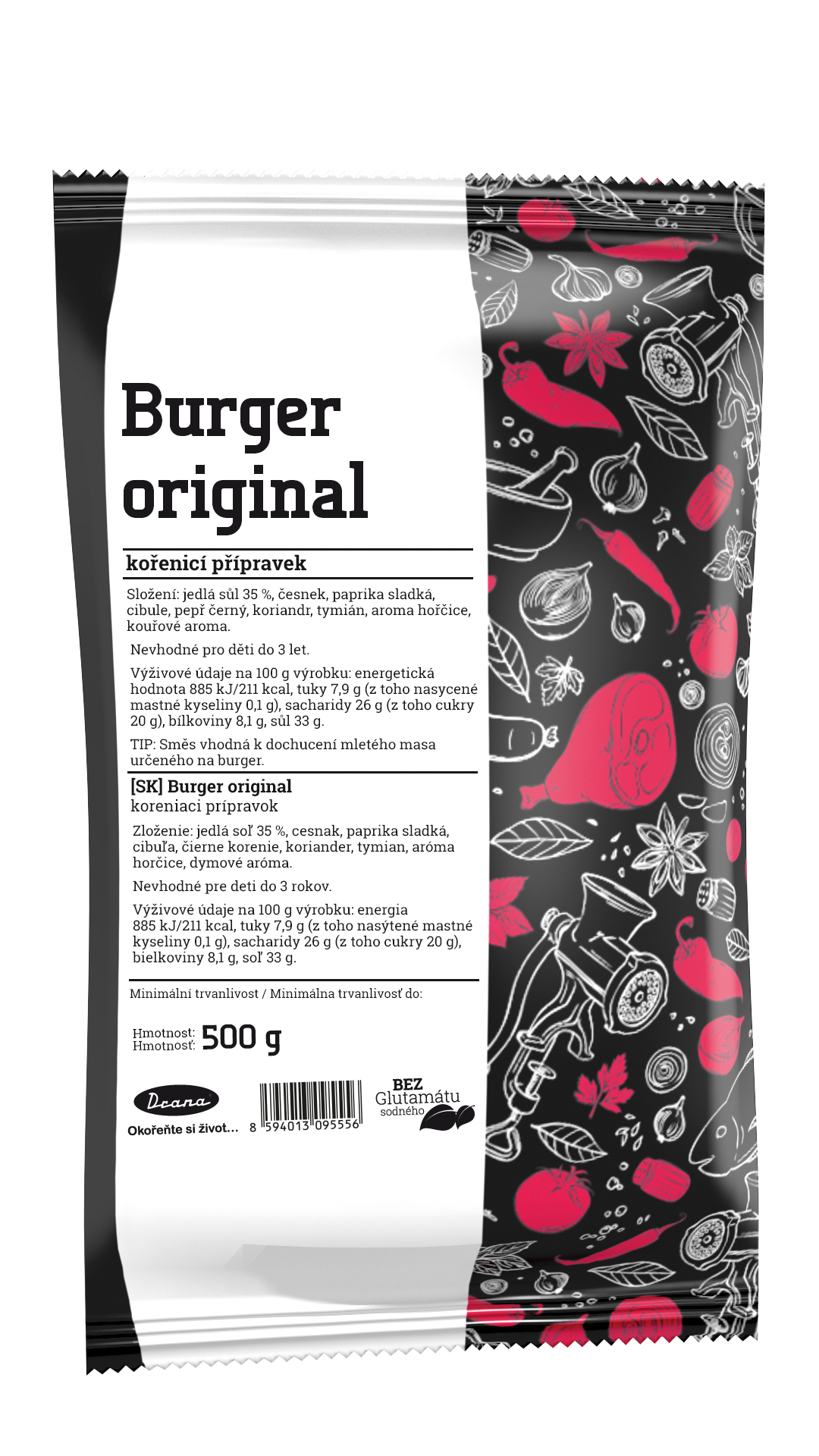 Burger original 500g