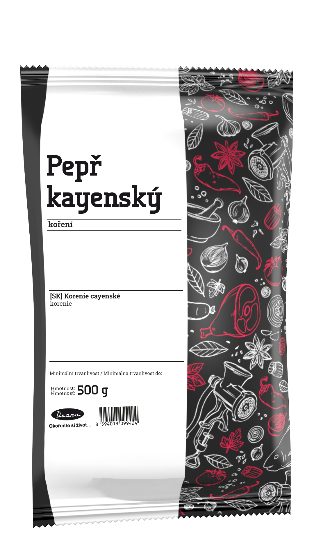 Pepř kayenský mletý 500g