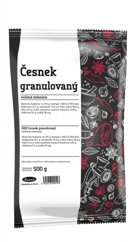 Česnek granulovaný 5kg