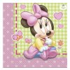 Papírové ubrousky "Minnie Baby" 20 ks - 33x33 cm