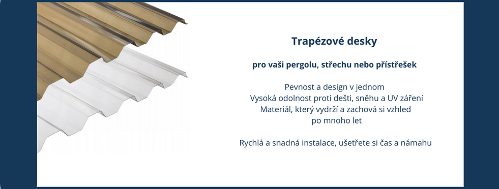 Nezničitelné trapézy s výraznou slevou