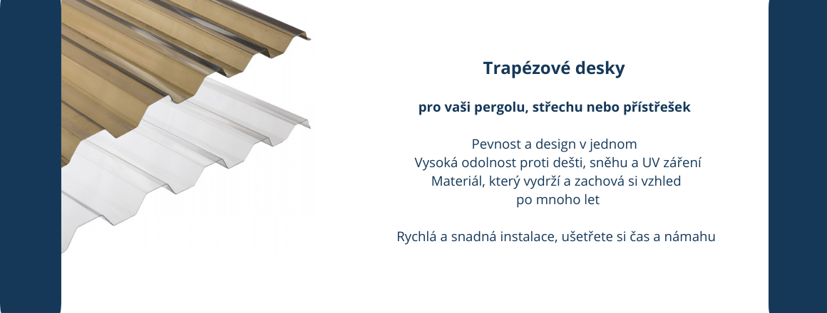 Nezničitelné trapézy s výraznou slevou