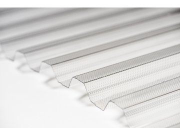 Trapézová deska TopLight - čirá - hrubá krupička