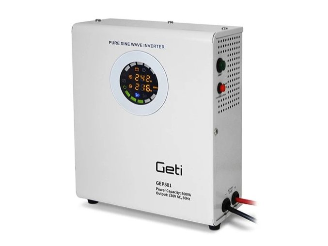 Zdroj záložní GETI GEP501 sinus 500W nástěnný (800VA) 14