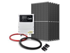 Sada pro solární ohřev vody GETI GWH02D 2640Wp 6x PV TRINA 12