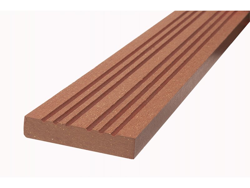 WPC podlahová / terasová lemovací lišta Nextwood, barva třešeň • 70x12x2000 mm • 2050 g • dřevoplast Rozměry:: 70x12x2000 mm