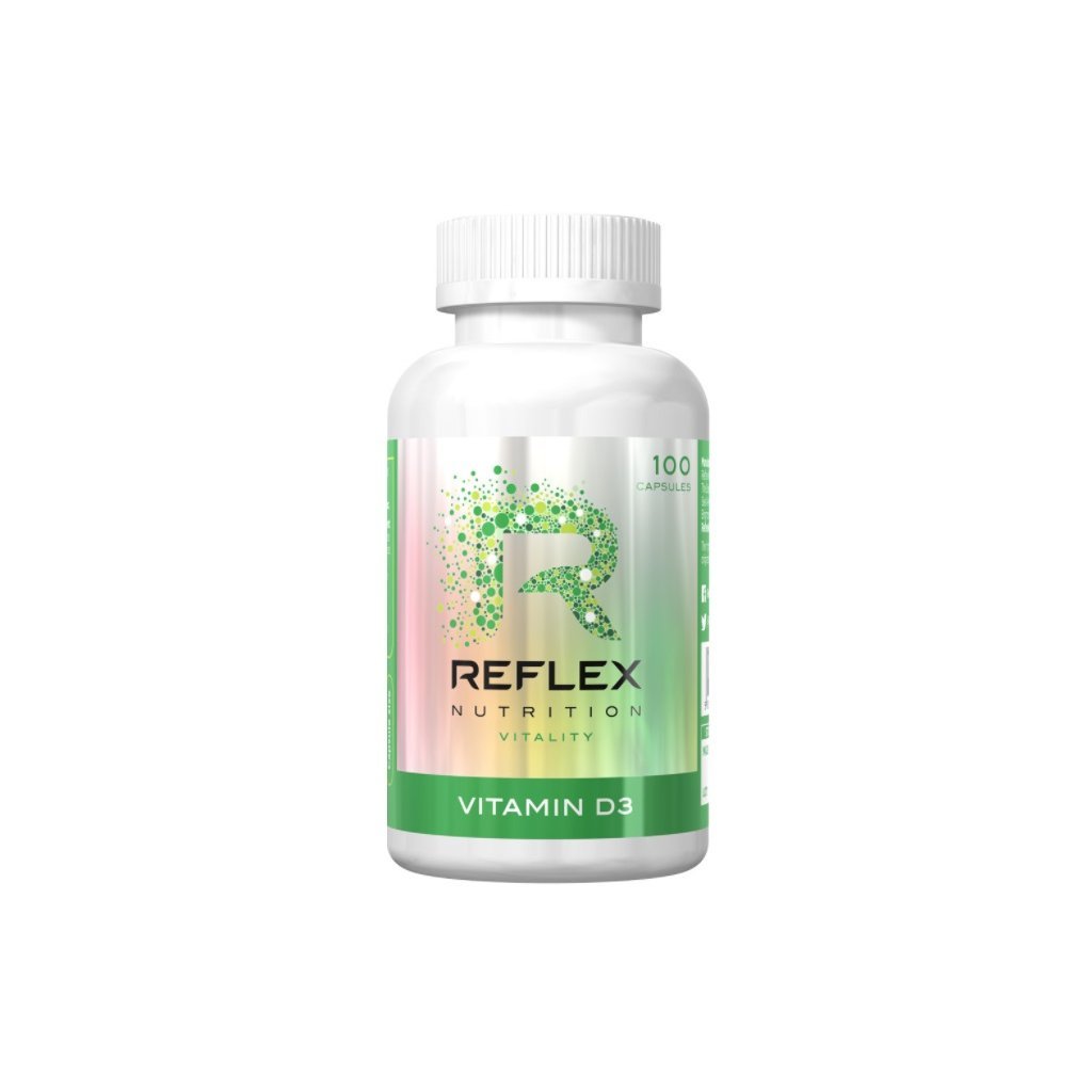 Reflex Nutrition Vitamín D3 100 kapslí VÝPRODEJ