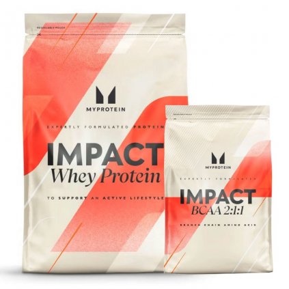 MyProtein Impact Whey Protein 2500 g + BCAA 250 g (Příchuť Vanilka/Stévie)