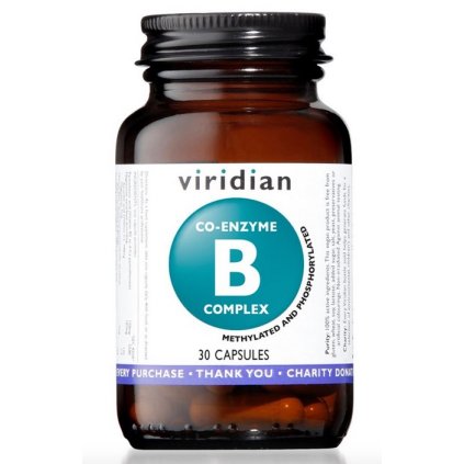 viridian co enzyme b complex 30 kapsli