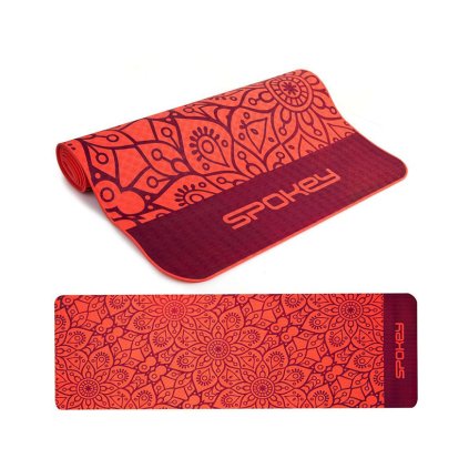 spokey mandala podlozka na cviceni 4 mm lososova