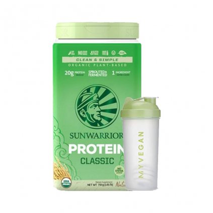 sunwarrior protein classic bio 750 g natural