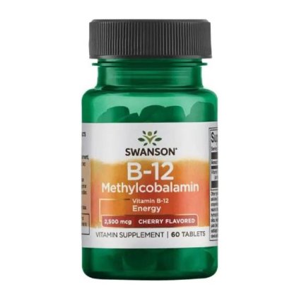 swanson vitamin b12 2500 mcg 60 kapsli