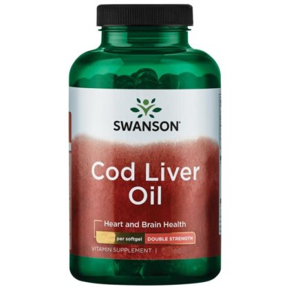 swanson cod liver oil 350 mg 180 kapsli