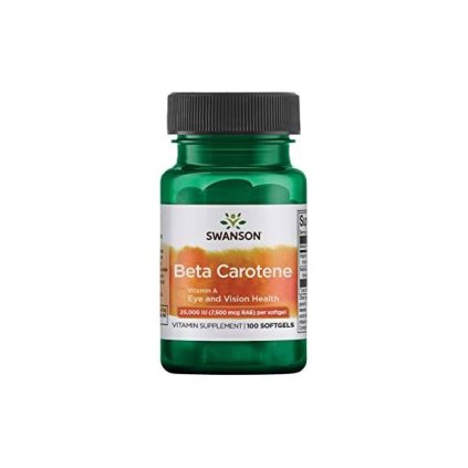 swanson beta carotene 25 000 iu 100 kapsli