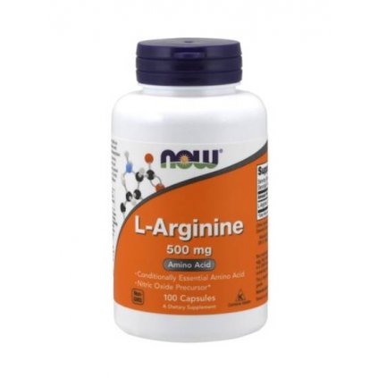 now foods l arginine 500 mg 100 kapsli