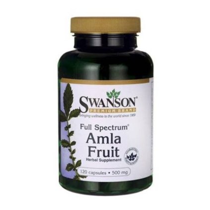 swanson amla fruit 500 mg 120 kapsli