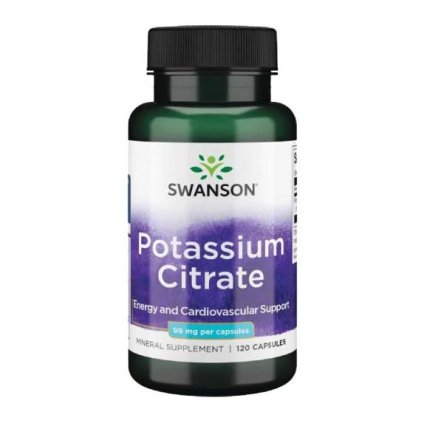 swanson potassium citrate 99 mg 120 kapsli
