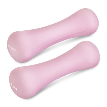 spokey bone sada neoprenovych cinek 2x 0 5 kg ruzove