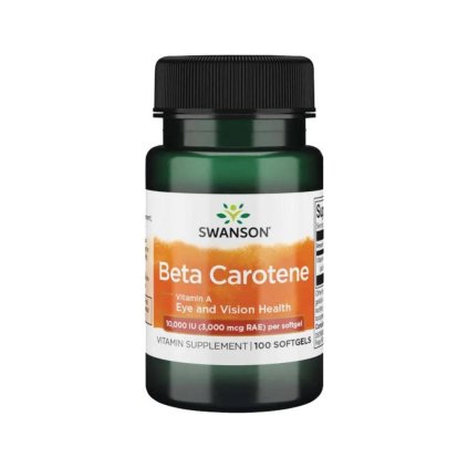 swanson beta carotene 10 000 iu 100 kapsli