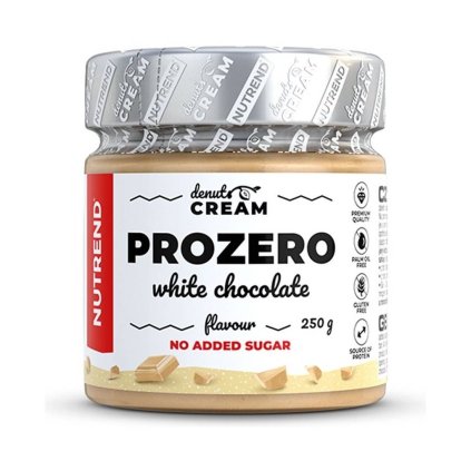 nutrend denuts cream prozero bila cokolada 250 g