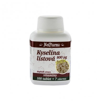 medpharma kyselina listova 800 g 107 tablet