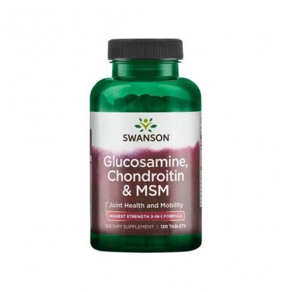 swanson glucosamine chondroitin msm 750 mg 120 tablet