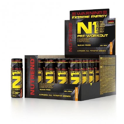 nutrend n1 pre workout 20 x 60 ml