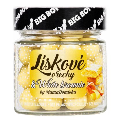 liskove orechy v bile cokolade white brownie 120 g
