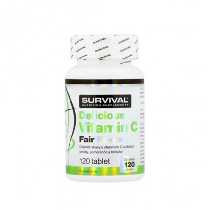 survival delicious vitamin c fair power 120 tablet