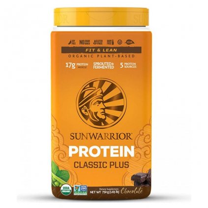 sunwarrior rostlinny protein classic plus 750 g