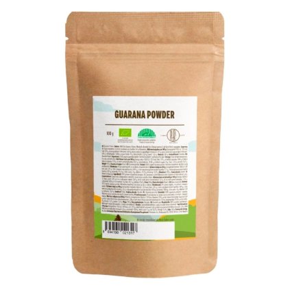 brainmax pure guarana bio prasek 50 g