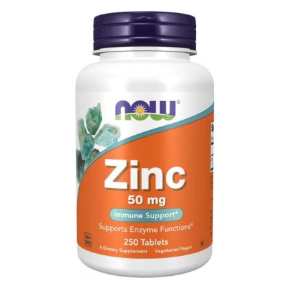 now foods zinek 50 mg 250 tablet