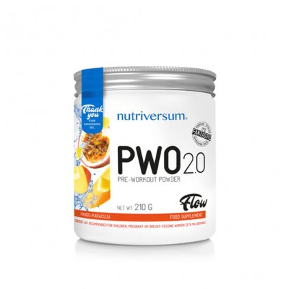 nutriversum pwo 2 0 pre workout 210 g