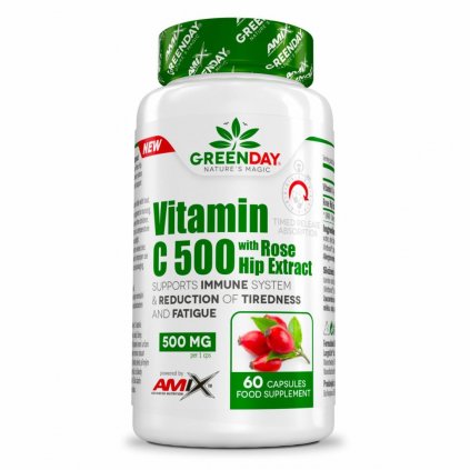 amix greenday vitamin c 500 mg s extraktem z sipku