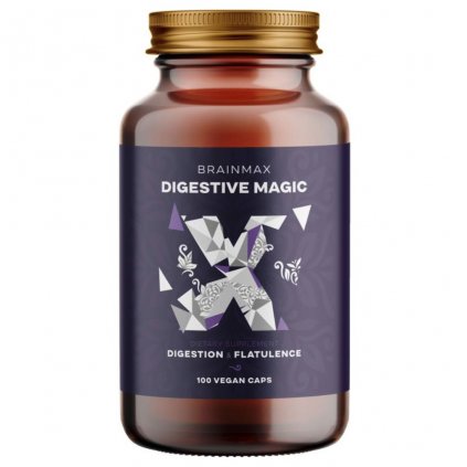 brainmax digestive magic travici enzymy 100 kapsli