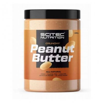 scitec nutrition peanut butter arasidove maslo krupave 1000 g